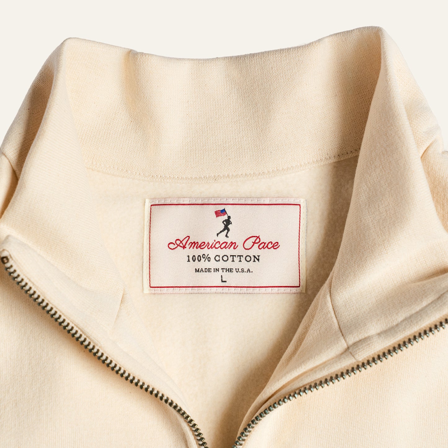 250 YEARS Quarter-Zip Sweatshirt | Natural