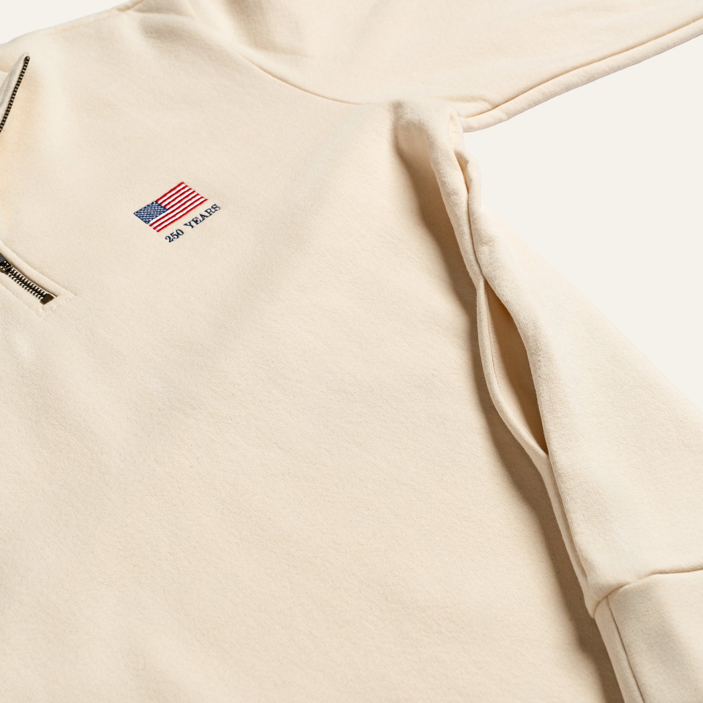 250 YEARS Quarter-Zip Sweatshirt | Natural
