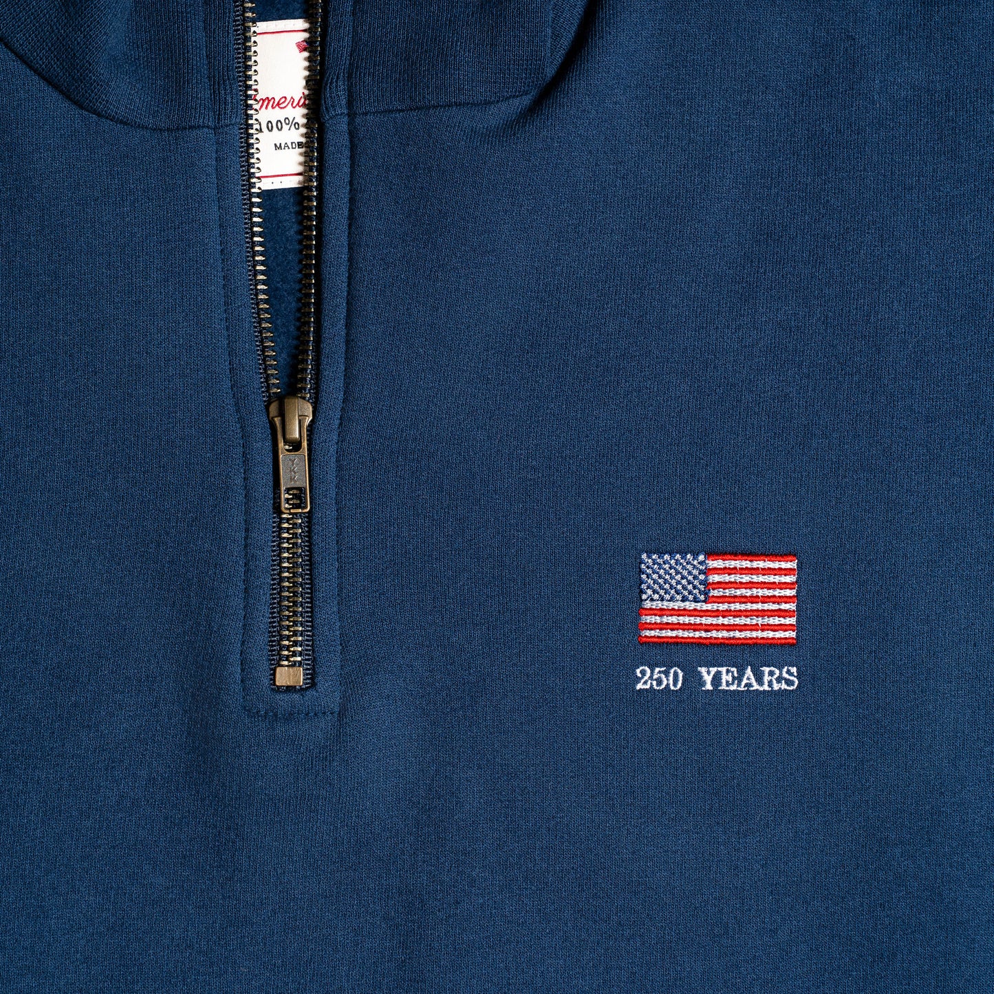 250 YEARS Quarter-Zip Sweatshirt | Soft Navy